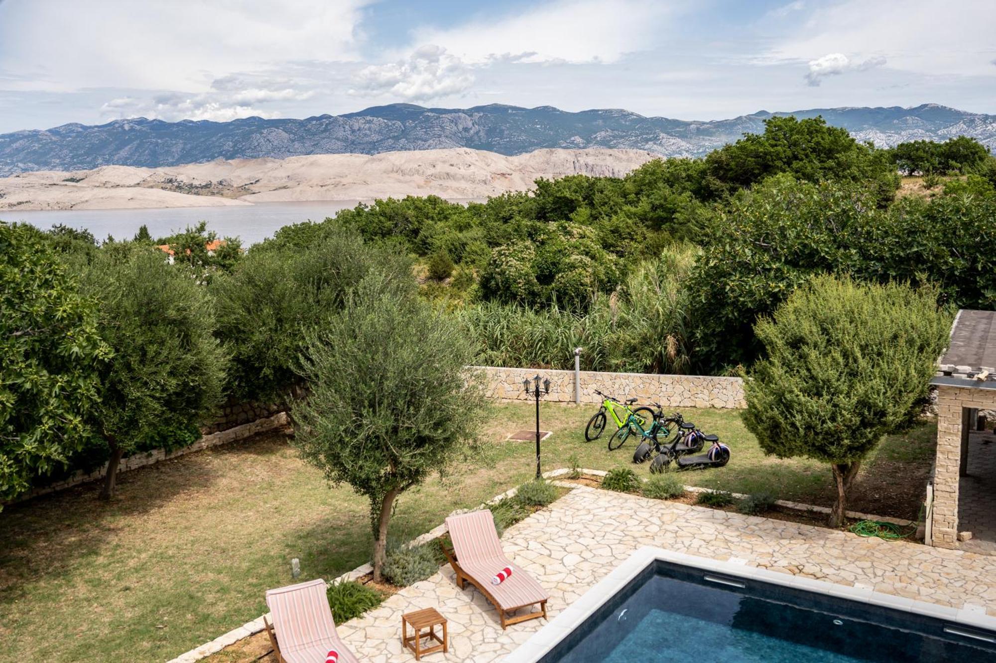 Villa Pag Dubrava Relax With Pool Bosana Εξωτερικό φωτογραφία