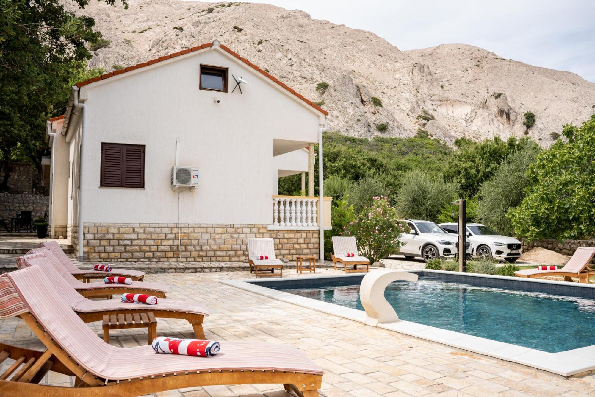 Villa Pag Dubrava Relax With Pool Bosana Εξωτερικό φωτογραφία