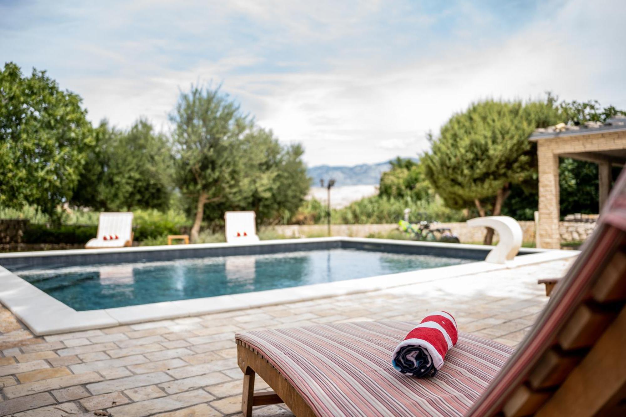 Villa Pag Dubrava Relax With Pool Bosana Εξωτερικό φωτογραφία